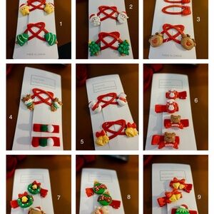 Holiday Cheer Kids Hair Clip Set 18 pieces